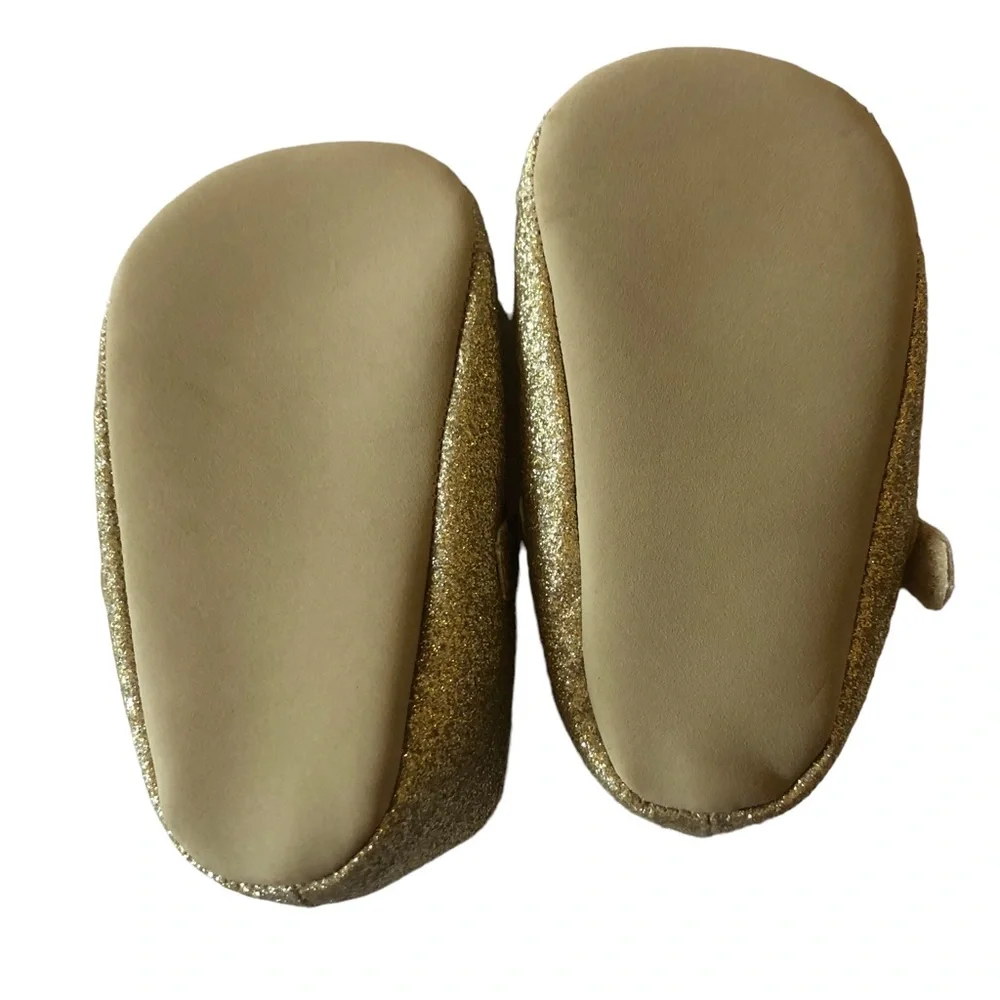 Carters Gold Unicorn Infant Mary Janes 9-12 months